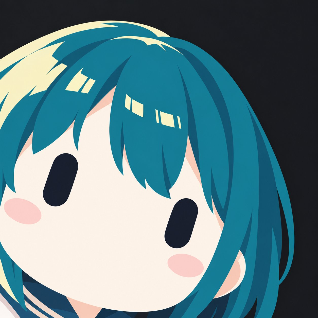 Teal-haired Grokified profile picture